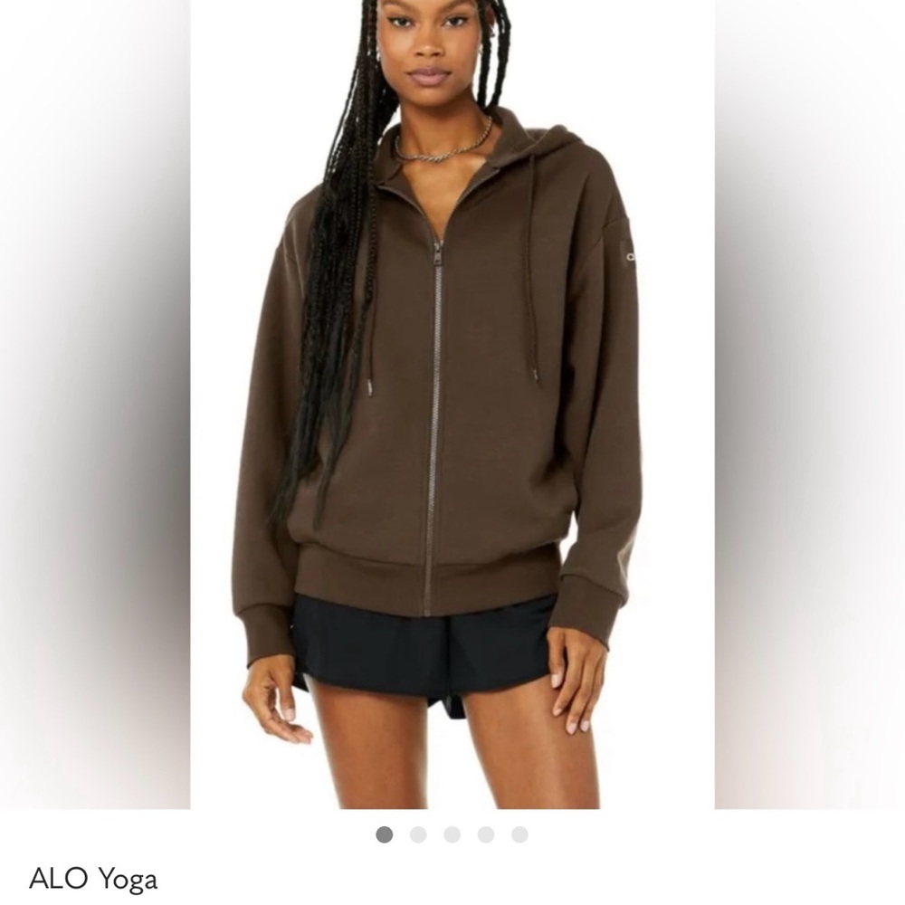 ALO Yoga Brown Hoodie
